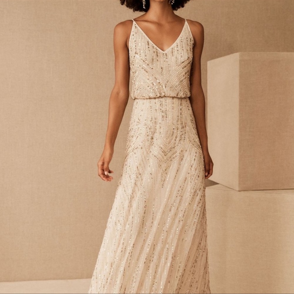 BHLDN Fidelia Beaded Maxi Dress